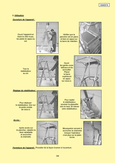 démonstration en photo du déploiement de la plateforme